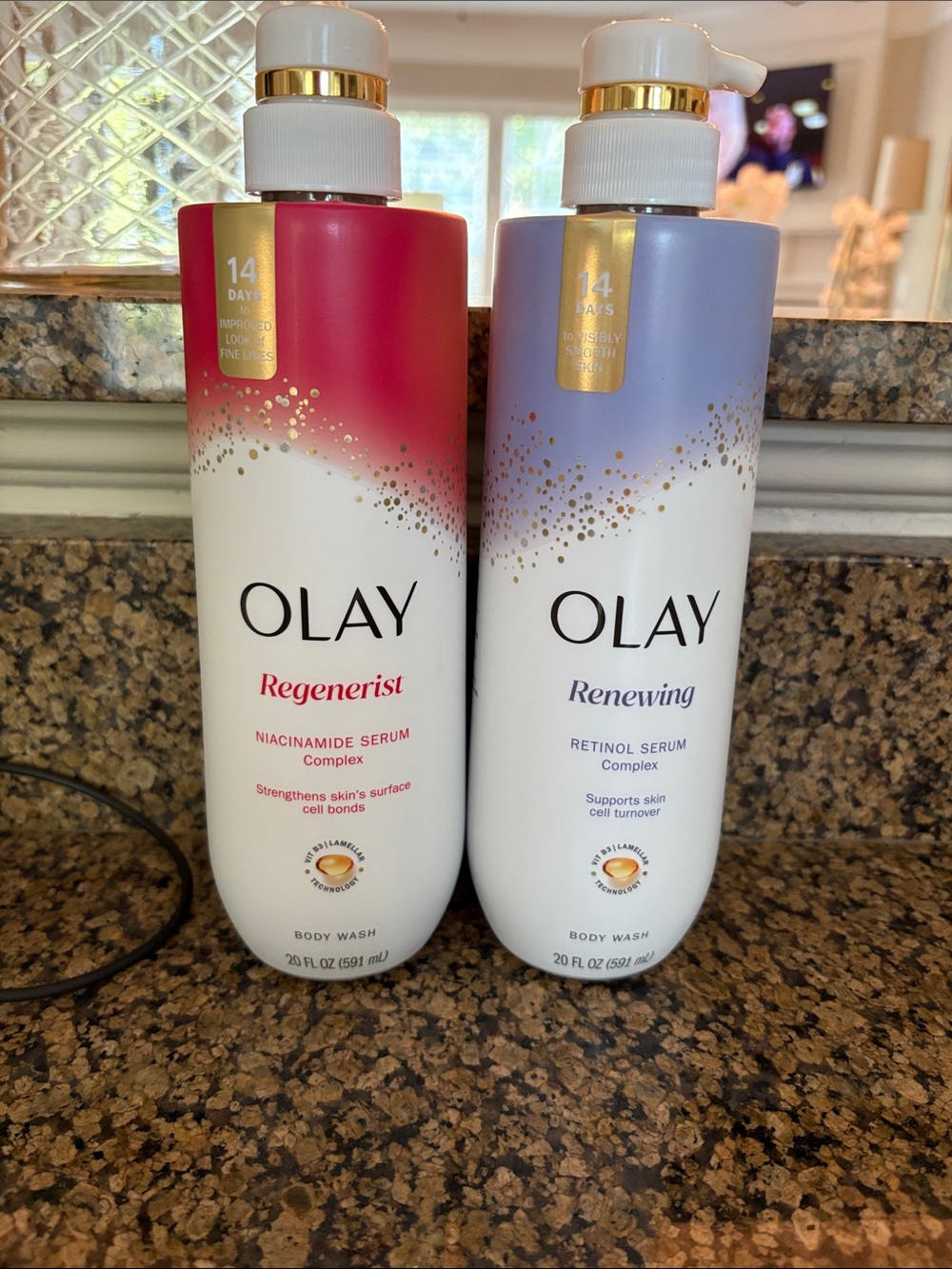 OLAY Regenerist & Renewing Body Wash Set